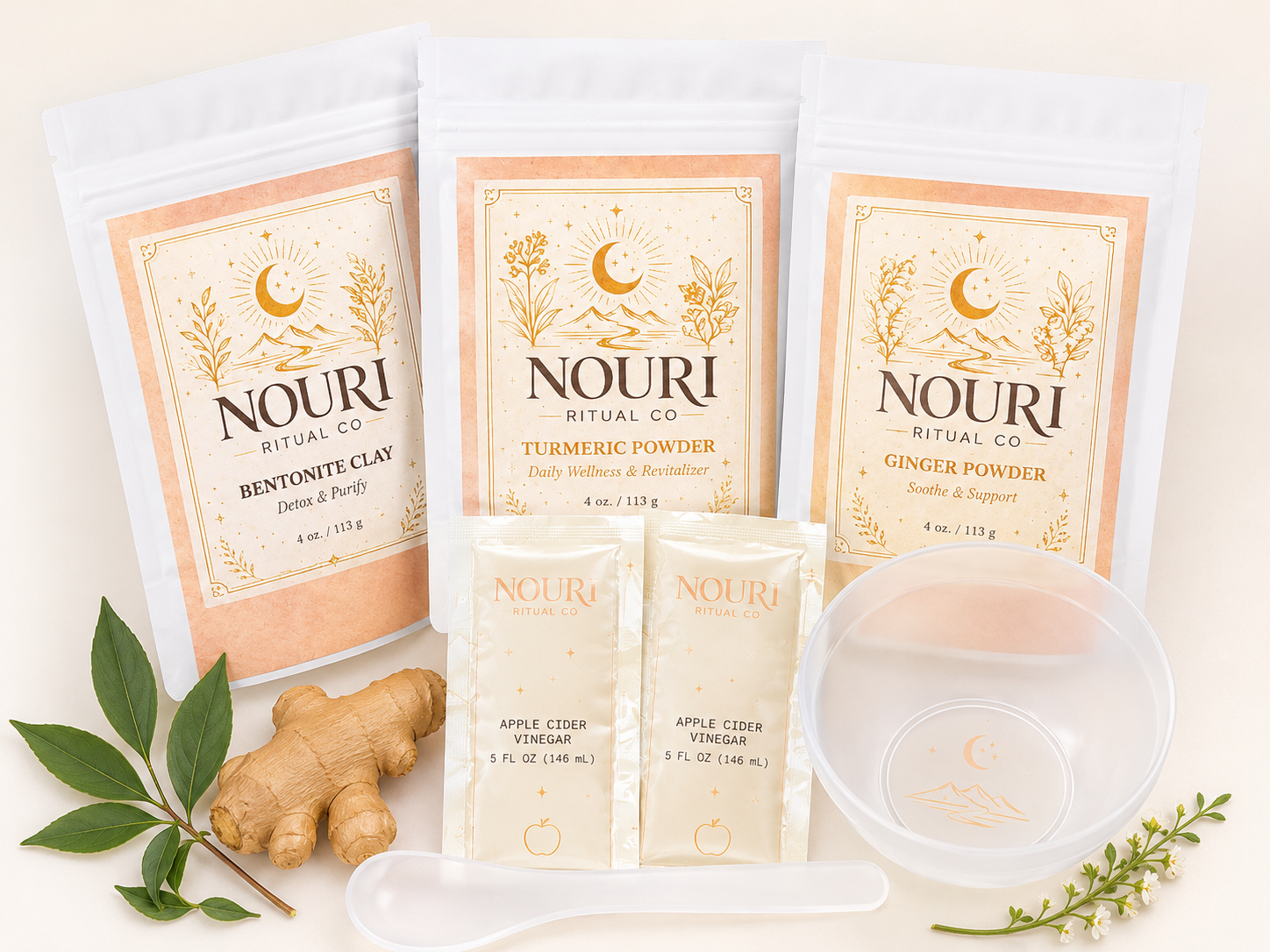 The Clear Ritual Kit w/ mixing bowl